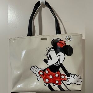 Disney Kate Spade Minnie Mouse Francis Coated Canvas Tote